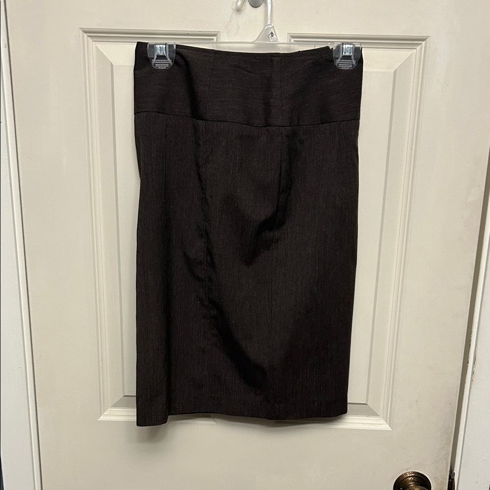 Elegant Brown Women's Pencil Skirt